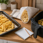 Air fryer udělal mražené hranolky rychleji než trouba. Pak jsem do něj zkusila dát celý sáček